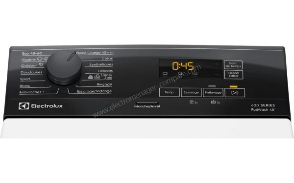 ELECTROLUX EW6TE136DA - Panneau de commandes