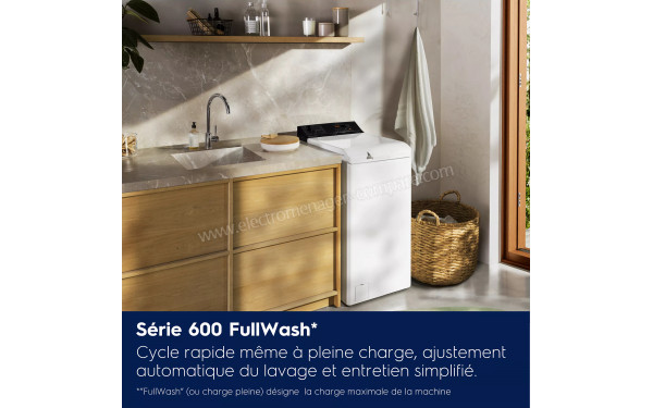 ELECTROLUX EW6TE612BA - Programme FullWash
