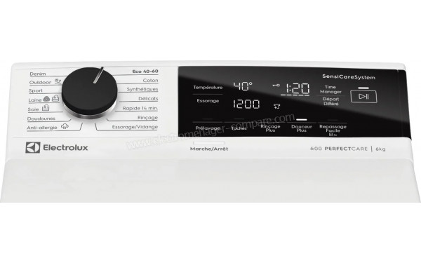 ELECTROLUX EW6TI3264AK - Panneau de commandes
