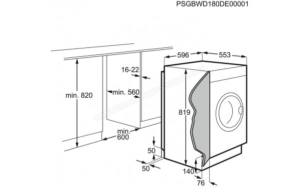 ELECTROLUX EW7F1483BI - Sch&eacute;ma technique