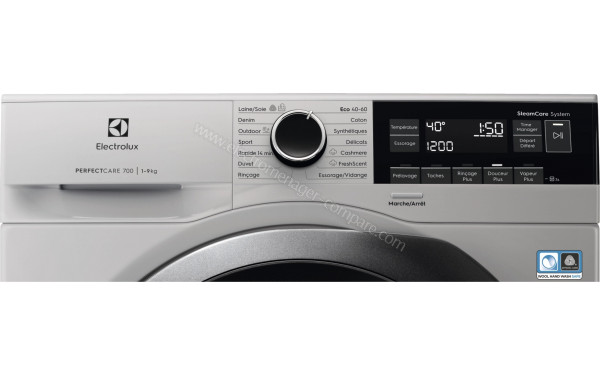 ELECTROLUX EW7F3946LS - Panneau de commandes