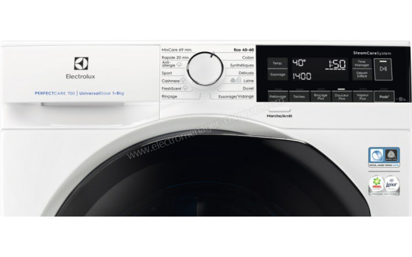 ELECTROLUX EW7F8243OV - Panneau de commandes