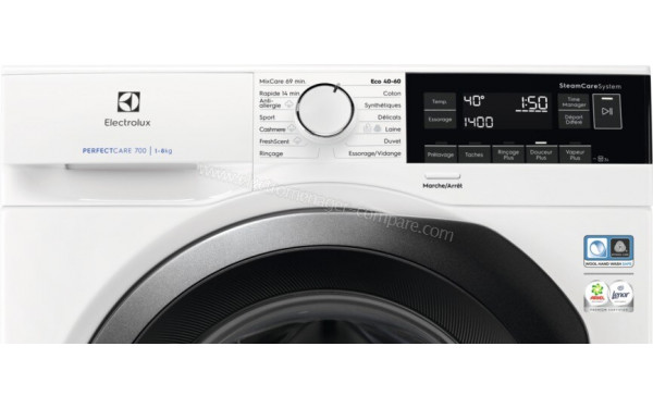 ELECTROLUX EW7F8438OP - Panneau de commandes