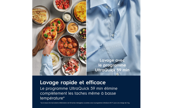 ELECTROLUX EW7FI3016AV - Programme UltraQuick