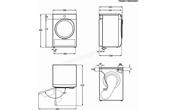 ELECTROLUX EW7H5822EB - Sch&eacute;ma technique