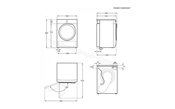 ELECTROLUX EW7H5842EB - Sch&eacute;ma technique