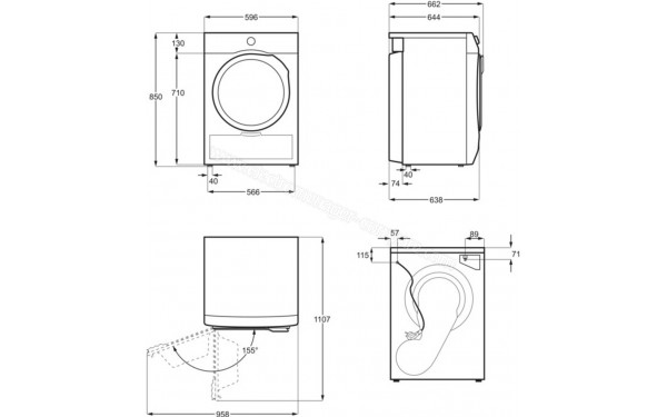 ELECTROLUX EW7H6824RB - Sch&eacute;ma technique