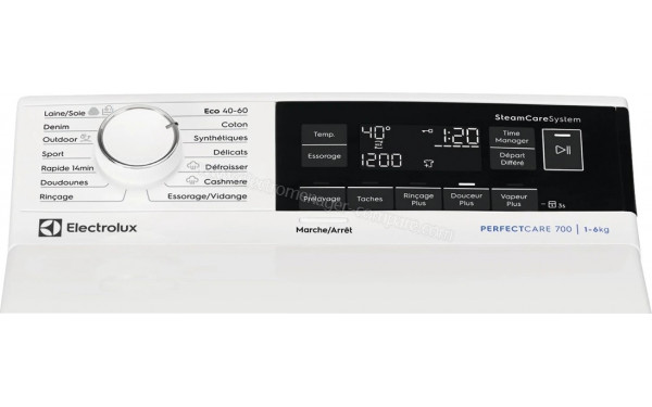 ELECTROLUX EW7T1368DA - Panneau de commandes