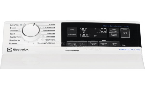 ELECTROLUX EW7T3375DD 2019 - Panneau de commandes