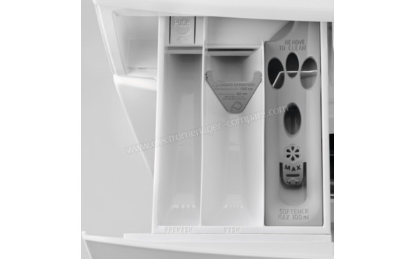 ELECTROLUX EW7W3816BI - Vue des bacs &agrave; produit