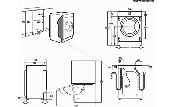 ELECTROLUX EW7W3816BI - Sch&eacute;ma technique