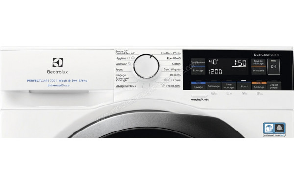 ELECTROLUX EW7W3924SV - Panneau de commandes