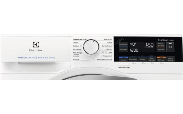 ELECTROLUX EW7W4316DB - Panneau de commandes