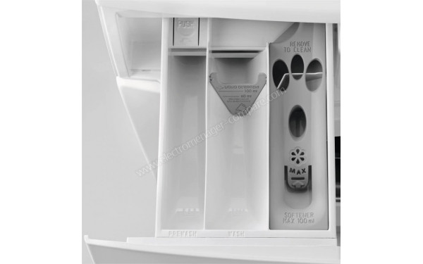 ELECTROLUX EW8F2161SP 2020 - Zoom sur le tiroir lessiviel