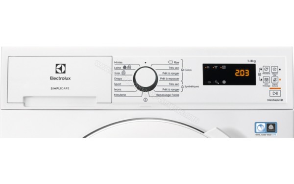 ELECTROLUX EW8H4845SC - Panneau de commandes