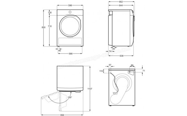 ELECTROLUX EW8H5349PS - Sch&eacute;ma technique