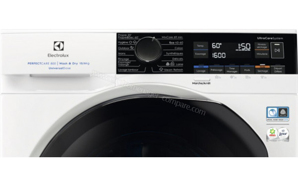 ELECTROLUX EW8W2168WV - Panneau de commandes