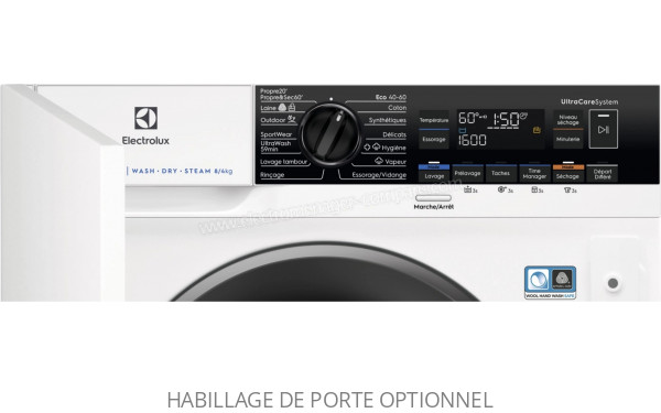 ELECTROLUX EW8W3816BI - Panneau de commandes