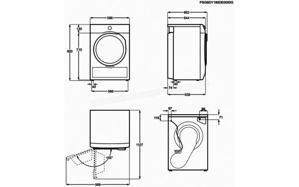ELECTROLUX EW9H3803D - Sch&eacute;ma technique