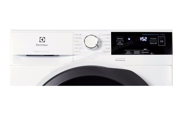 ELECTROLUX EW9H3825RA - Panneau de commandes (cr&eacute;dit : Boulanger)