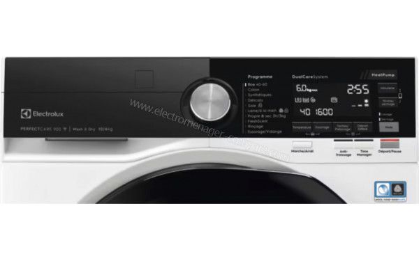 ELECTROLUX EW9W1166RA 2022 - Panneau de commandes