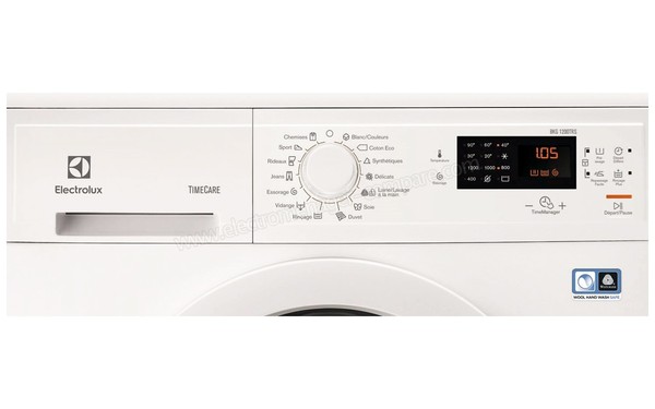 ELECTROLUX EWF1283EOS - Panneau de commandes