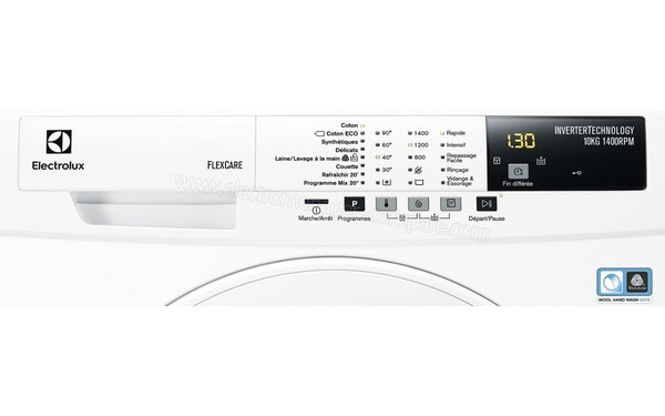 ELECTROLUX EWF1405RC - Panneau de commandes