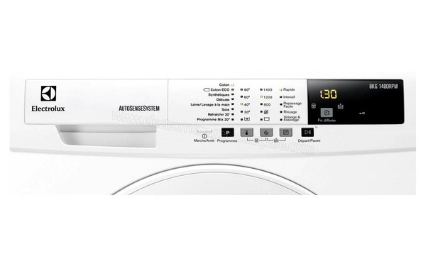 ELECTROLUX EWF1481BS - Panneau de commandes