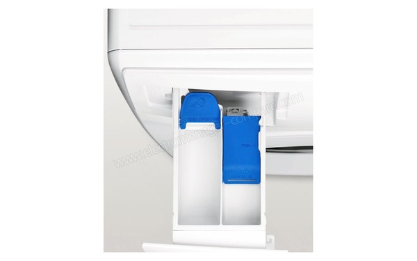 ELECTROLUX EWF1482BC - Bac &agrave; produits (vue de dessus)