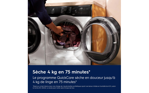 ELECTROLUX EWHE824CD - Programme QuickCare