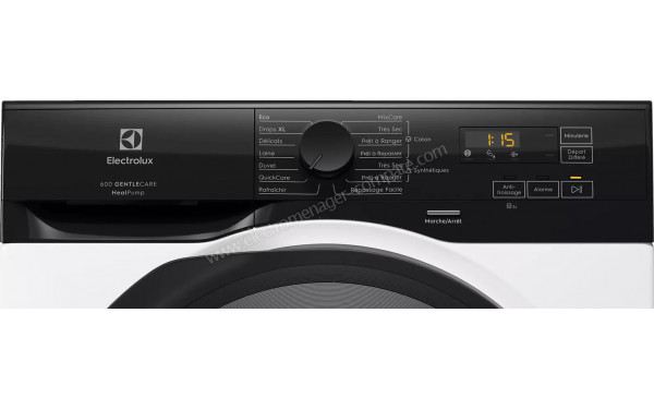 ELECTROLUX EWHE924CD - Panneau de commandes