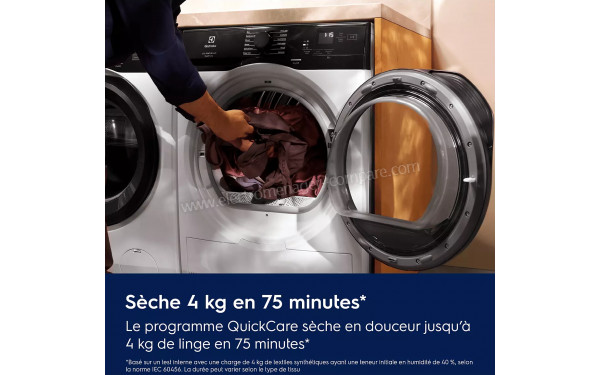 ELECTROLUX EWHE924CD - Programme QuickCare