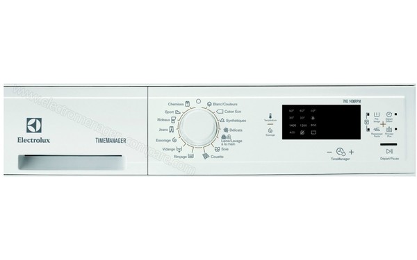 ELECTROLUX EWP1470TDW - Panneau de commandes
