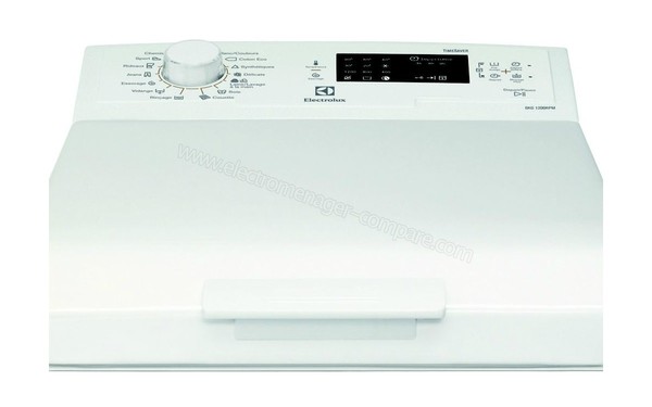 ELECTROLUX EWT1260ESW - Panneau de commandes (cr&eacute;dit : Boulanger)