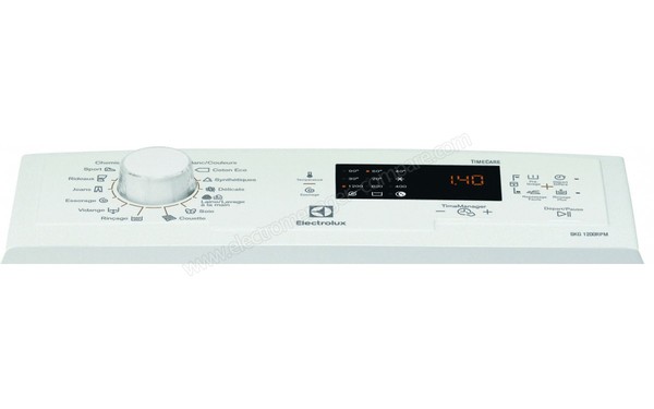 ELECTROLUX EWT1263AA2 - Panneau de commandes