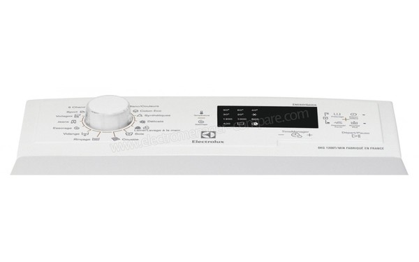 ELECTROLUX EWT1263EZW - Panneau de commandes