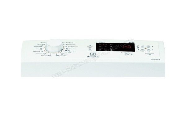 ELECTROLUX EWT1273AS1 - Panneau de commandes (cr&eacute;dit : Boulanger)