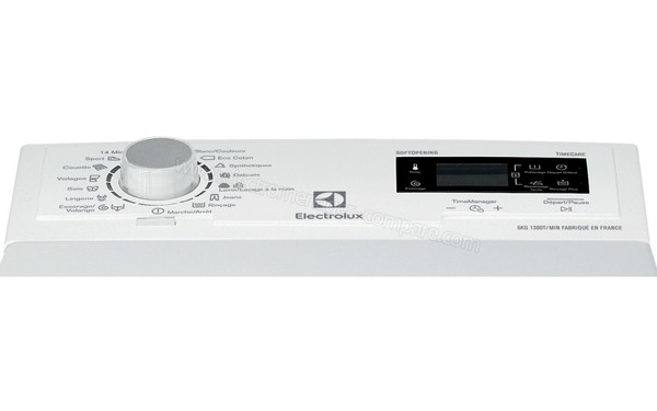 ELECTROLUX EWT1367HZW - Panneau de commandes