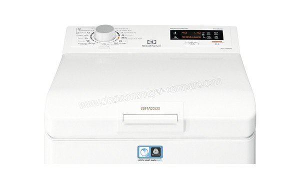 ELECTROLUX EWT1368HZ1 - Panneau de commandes (cr&eacute;dit : Darty)