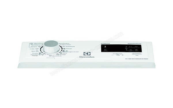 ELECTROLUX EWT1376HL1 - Panneau de commandes (cr&eacute;dit : Boulanger)