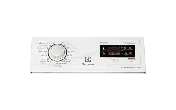 ELECTROLUX EWT1466HDW - Panneau de commandes