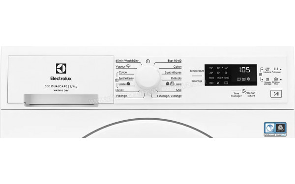 ELECTROLUX EWW1685DA - Panneau de commandes
