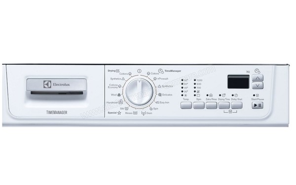 ELECTROLUX EWX127410W - Panneau de commandes