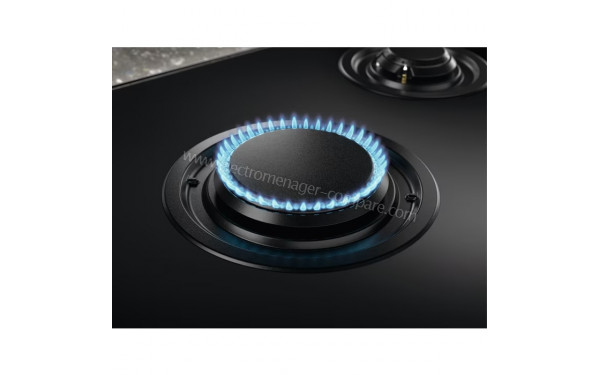 ELECTROLUX KDI641723K Import EU - Zoom sur le foyer &agrave; gaz