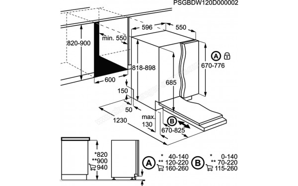 ELECTROLUX KEGB9300L - Sch&eacute;ma technique
