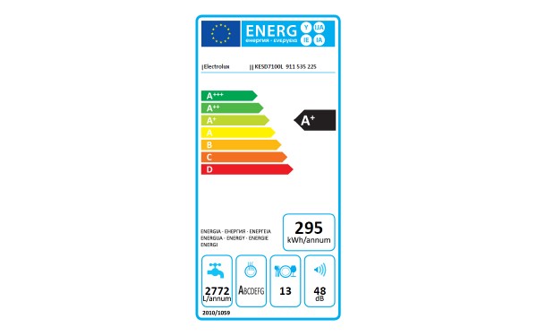 ELECTROLUX KESD7100L - &Eacute;tiquette &eacute;nergie