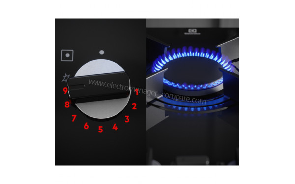 ELECTROLUX KGG643753K - Vue sur le bouton de commande