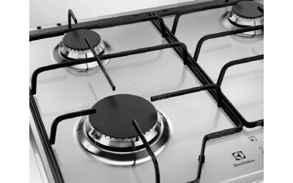 ELECTROLUX KGS6424SX - Zoom sur les foyers &agrave; gaz