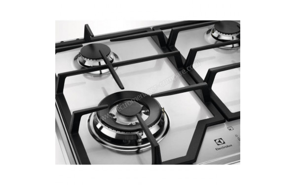 ELECTROLUX KGS6436SX - Zoom sur les foyers &agrave; gaz