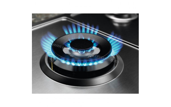 ELECTROLUX KGS7536SX - Zoom sur le foyer Wok